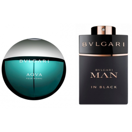 2’li parfüm set:Bvlgari Aqva Edt+Bvlgari Man İn Black 