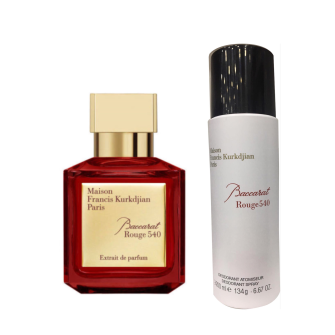Maison Francis Kurkdjian Baccarat Rouge 540 Extrait De Parfum 70 Ml Parfüm+200 ml Deodorant 