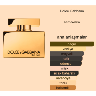Dolce & Gabbana The One Gold Intense Edp 75m Kadın Parfüm 