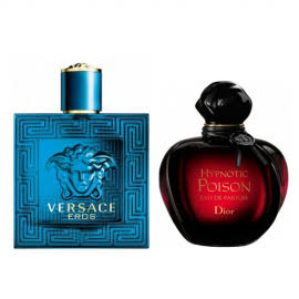 2’li parfüm set:ersace Eros Edt 100ml +Christian Dior Hypnotic Poison 100ml
