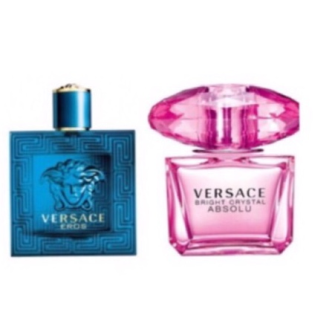 2’li parfüm set:Versace Eros Edt 100ml Erkek ve Versace Bright Crystal Absolu