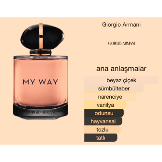 Giorgio Armani My Way İntense Edp 90 ml Kadın Parfüm